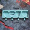 Ice Cream Mold Heart Shape Silicone Popsicle Form Maker  Lolly Moulds  Cube Tray for Party Bar Decoration Fondant Molds