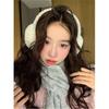 Cute Plush Headphones Winter Earmuffs Women's Warm Soft Ear Covers Imitation Cashmere Hair Band Fashion Earflap Outdoor Supplies