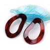 Suijue Schmuck Tag Acryl Trend Ohrringe Mode, Weibliche Acetat Geometrische Steckerohrringe