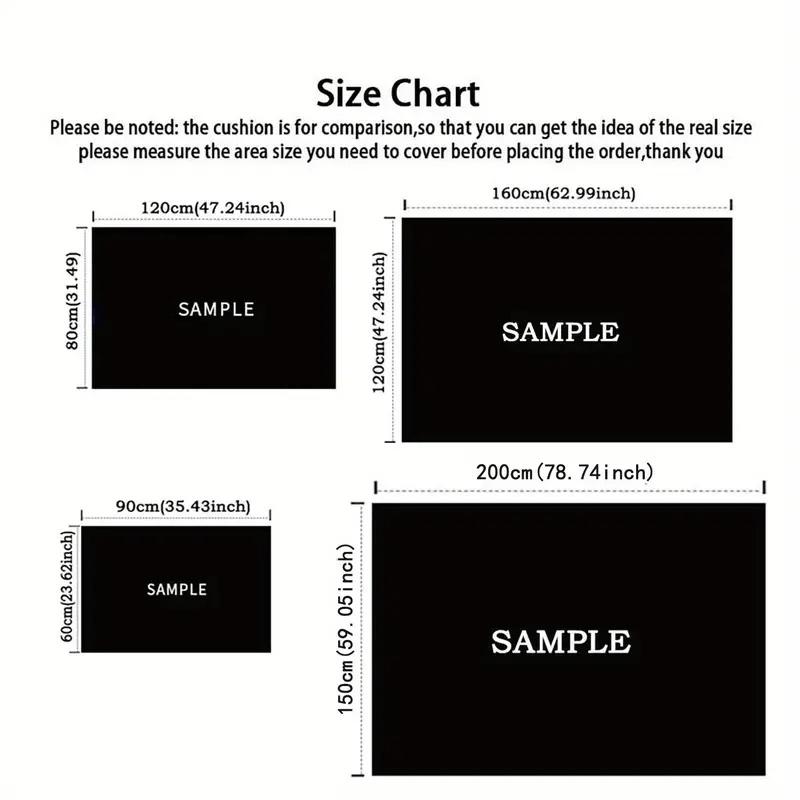 1pc Elegant flamingo Design Area Rug - Soft, Anti-Slip, and Durable Gaming Room Decor for Bedroom