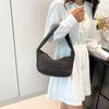 Charming Floral Ruched Tote Bag For Women 2024 Summer Sweet Versatile Shoulder Bag