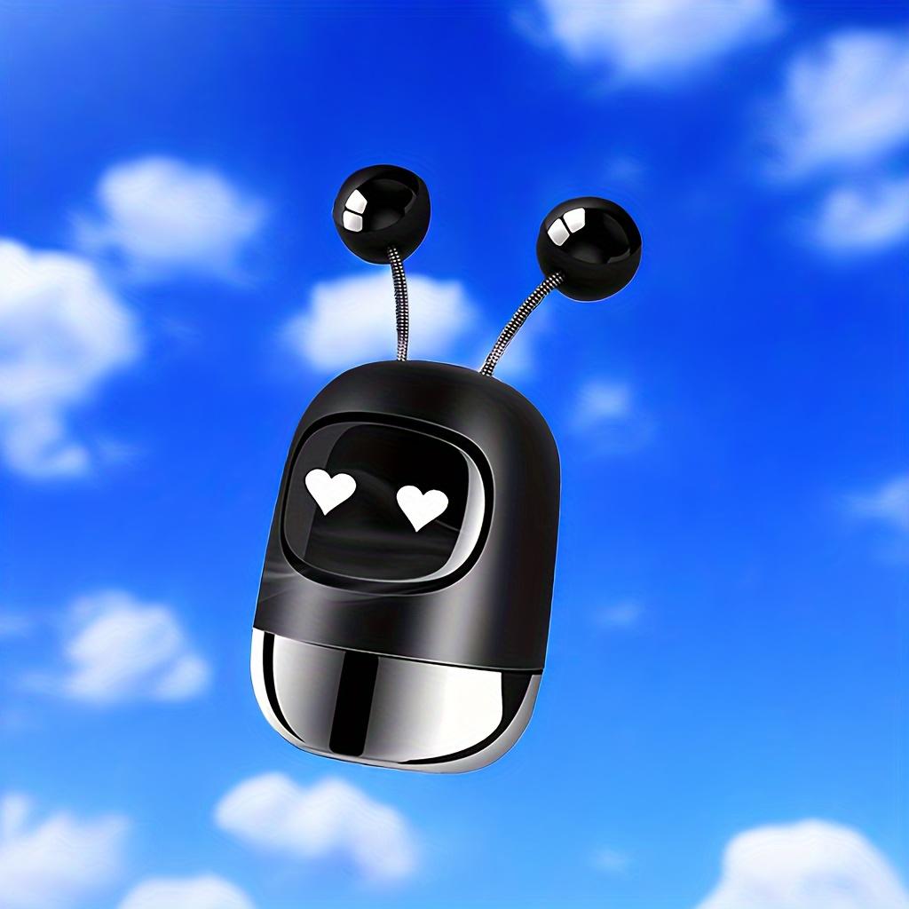 Cute Robot Car Aromatherapy Air Freshener-Fragrance Source with Balm/Tablet/Stick-Car Air Outlet Clip - Cartoon Robot Car Perfume Decoration Accessory