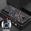 Christmas Tree Magnetic Case For Samsung Galaxy S23 S24 Ultra S22 Plus S21 S23 FE For Magsafe Wireless Charge Lanyard Soft Cover