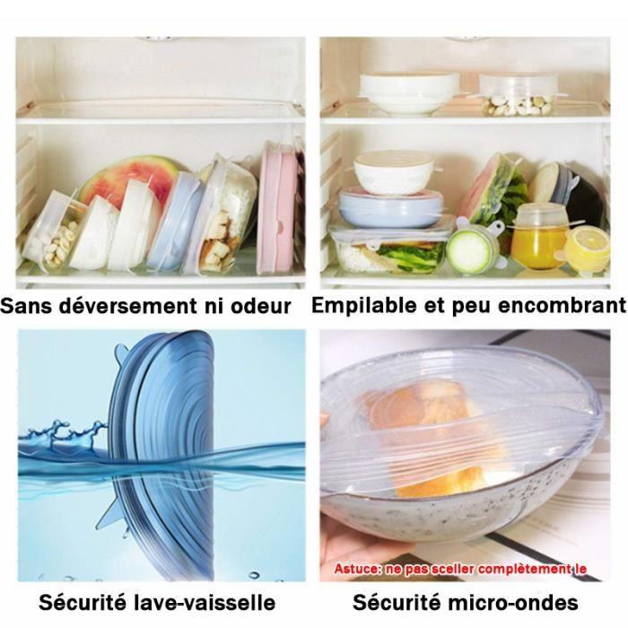 Silicone Lid - 12 PCS - Stretchable - Flexible - Reusable