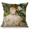 French Female Impressionist Painter Berthe Morisot The Craddle Gallery Oil Painting Throw Pillow Case Sofa Linen Cushion Cover