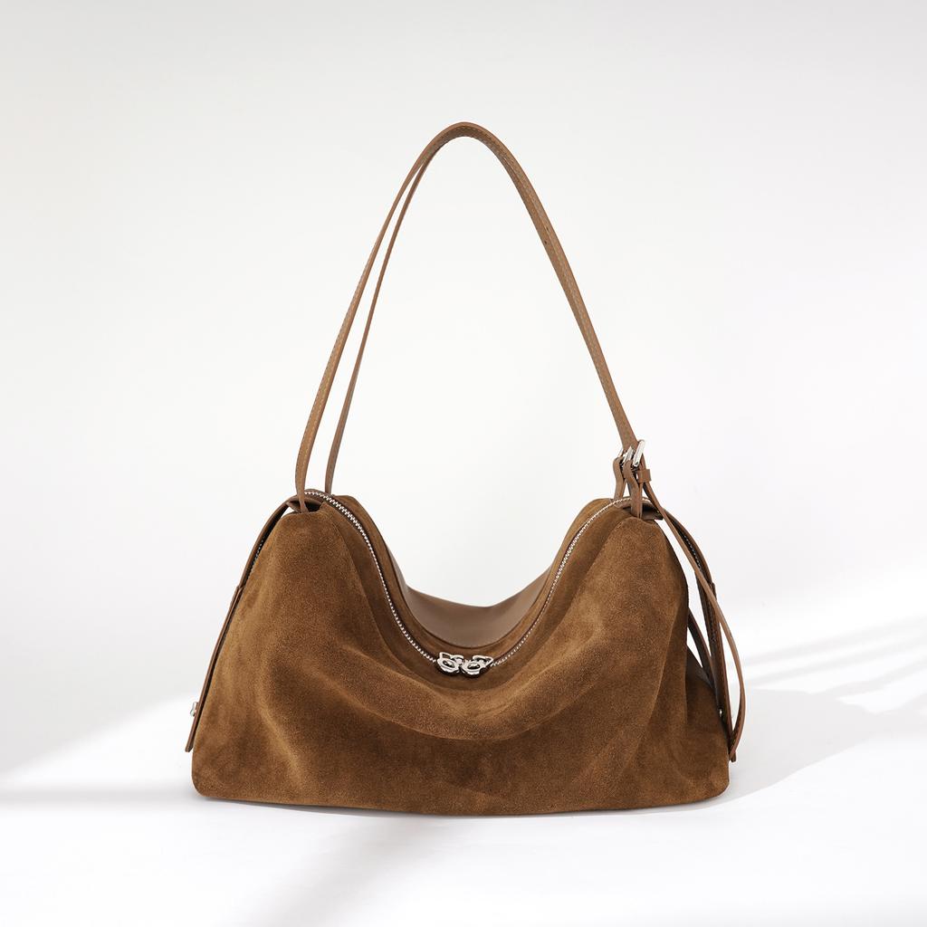 New Simple Premium Frosted Shoulder Bag Commuter Underarm Bag