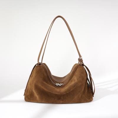 2025 New Autumn and Winter Premium Matte Pillow Bag Women's Boston Shoulder Bag Commuter Underarm Bag Bowling Bag