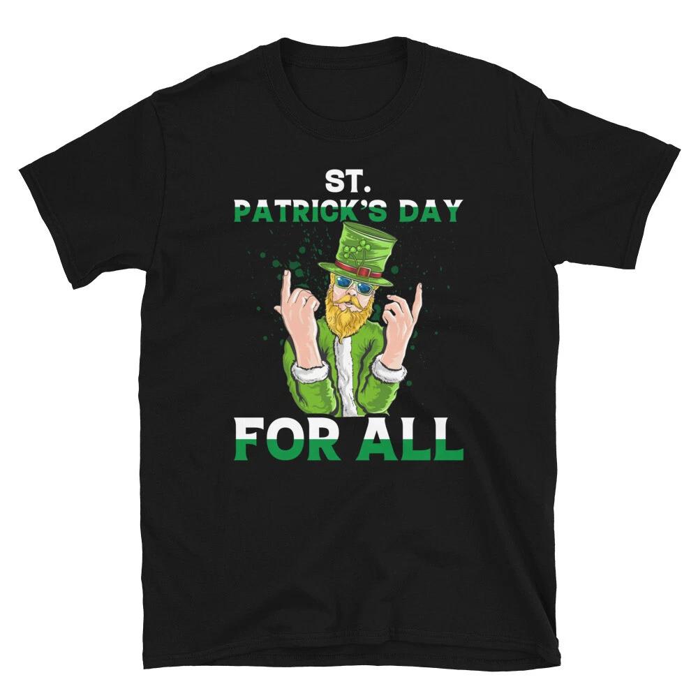 Gangster Leprechaun Funny Irish T-Shirt 2XL