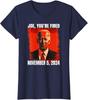 Joe Du bist gefeuert Feuer Biden Wähle Trump zum Präsidenten Damen Rundhals-T-Shirt Unisex-T-Shirt
