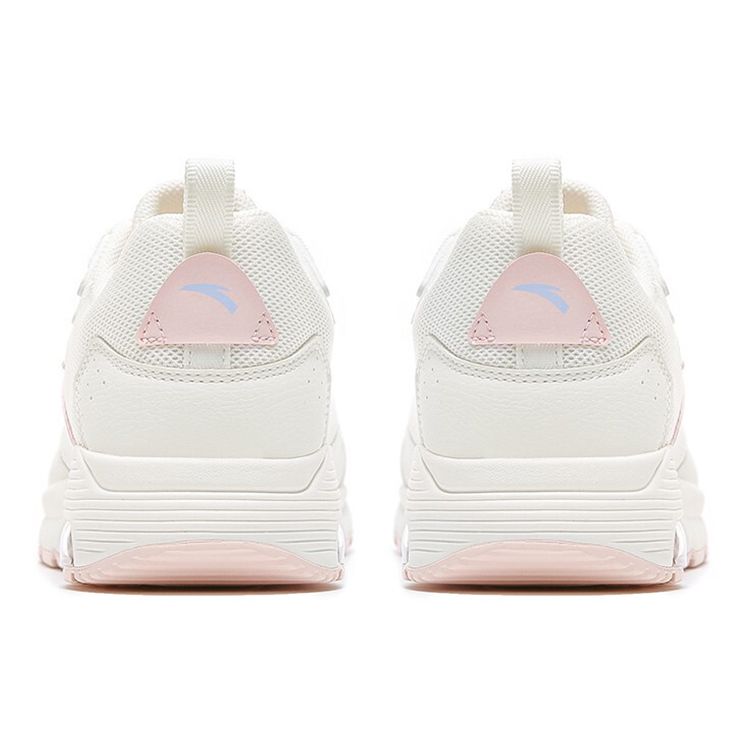 Anta Lifestyle Series Fabric Synthetic Leather Shock Absorbing Non-Slip Wear-Resistant Breathable Low-Top Casual Shoes Women Sneaker 922118812-1