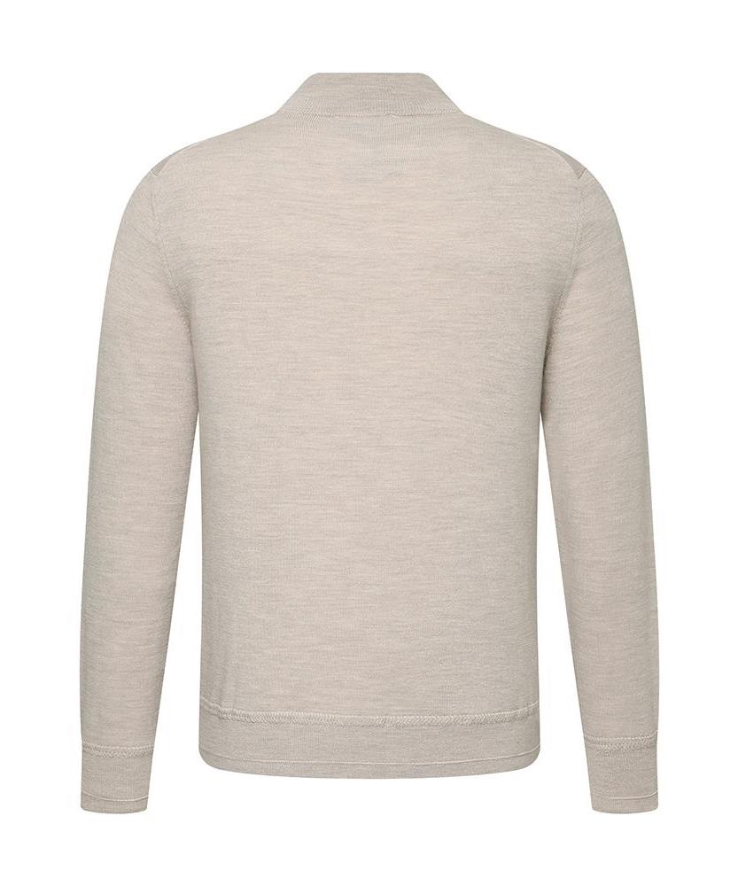 DAKS SHIRTS 100% Wool Washable Half Turtleneck Knit Regular Fit Beige_Dmw1Swtn150I1
