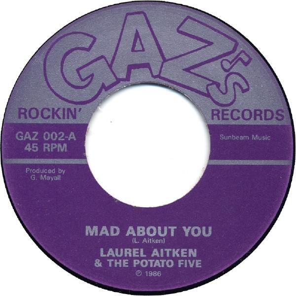 

7inch Record LAUREL AITKEN POTATO 5 Mad About You GAZ002 Gazs Rockin R 1986 UK Reggae Ska Dub Used