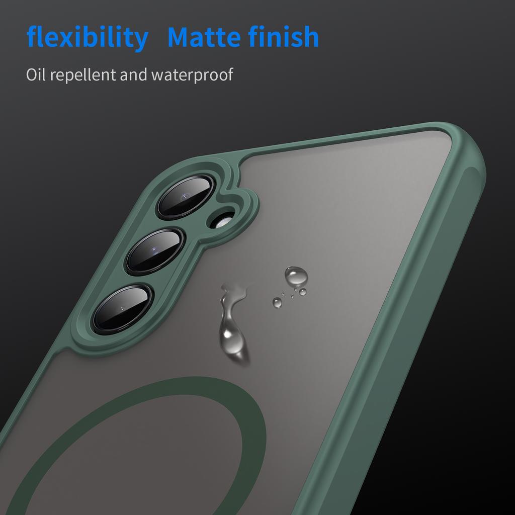 Samsung Galaxy S25 Plus Magsafe Phone Case,Magnetic Shockproof Magsafe Phone Case,Bumper Hybrid Cover for Samsung Galaxy S25 Plus