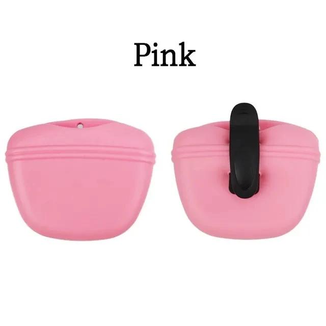 Hersteller Silikon Hunde-Trainings-Hüfttasche Tragbare Futterbelohnungs-Aufbewahrungstasche Welpen-Snacktasche mit Magnetclip Haustier-Ausflug