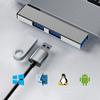 5Pcs 3 in 1 Expansion Dock Hub OTG USB 3.0/Type-C 3.0 To 3 USB USB Docking Station Speed 5.0Gbps 3 Port for PC Computer Laptop
