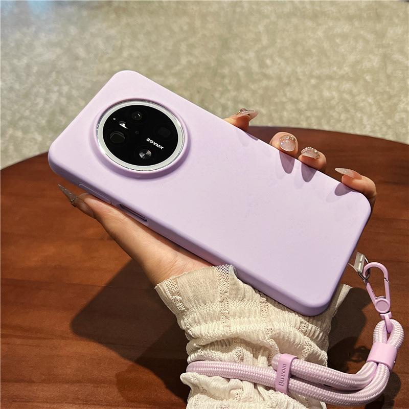 Applicable To Huawei Mate11 Mobile Phone Case, New Pro + High-grade Liquid Silicone Strap, Wristband, Lanyard, Anti-drop  Cover.
