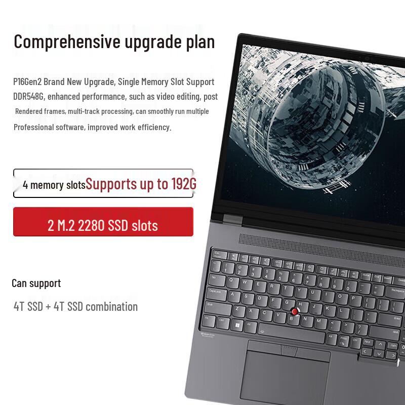 

Мобільна робоча станція Lenovo ThinkPad P16 Gen 2 (версія CN)