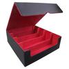 Large Capacity Trading Card Storage Box PU Leather Collectible Game Case Dustproof Container Gaming Card Holder