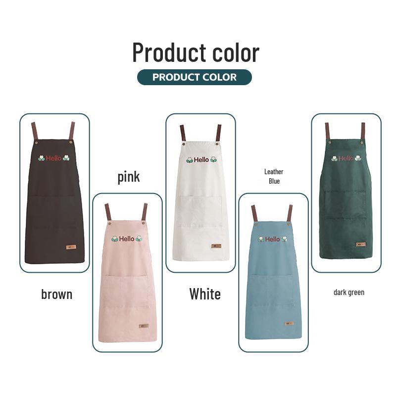 High-Density Waterproof & Oil-Proof Summer Kitchen Apron