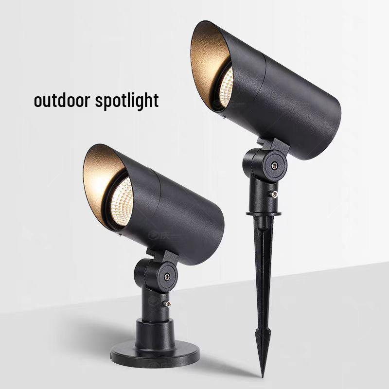 LED Waterproof Outdoor Spotlight: Seven-Color Tree Projection Lawn Light for Villa Landscapes