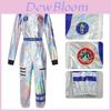 Astronaut Cosplay Suit For Adults And Kids With Polyester Fabric For Halloween And Anime Role Play