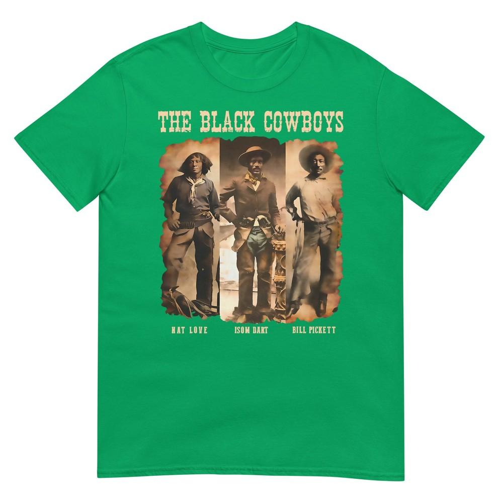 Black Cowboy Western Rodeo Melanin Black History Texas Unisex TShirt