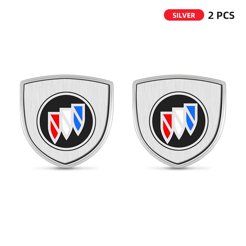 RFG3 3D Car Styling Shield Emblem Badge Metal Stickers Decor Decals For Buick Century Excelle XT Envision Excelle GT Verano GL8 GL6