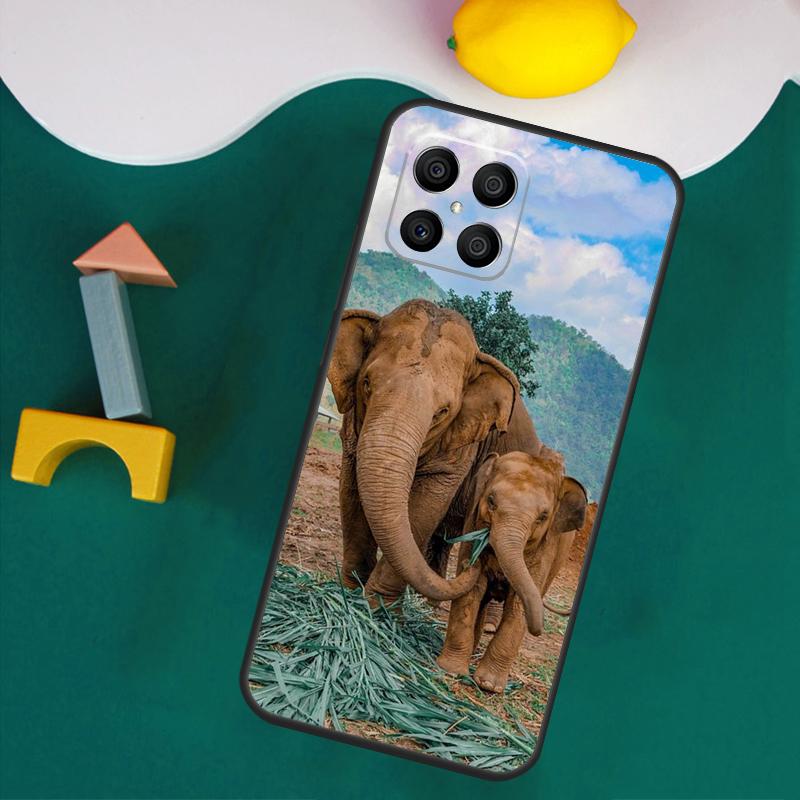 Elephant Animal Case For Honor Magic 7 Lite 5 6 Honor 200 Pro 50 70 90 Lite X9a X8a X8 X9 X8b X9c X9b Cover