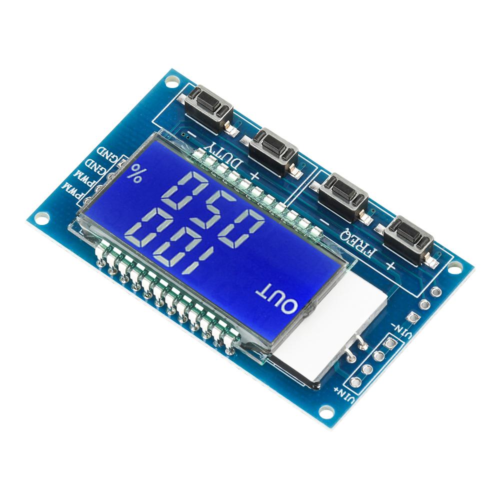 5-30V Signal Generator LCD Display 1Hz-150Khz Adjustable Frequency PWM Pulse Module