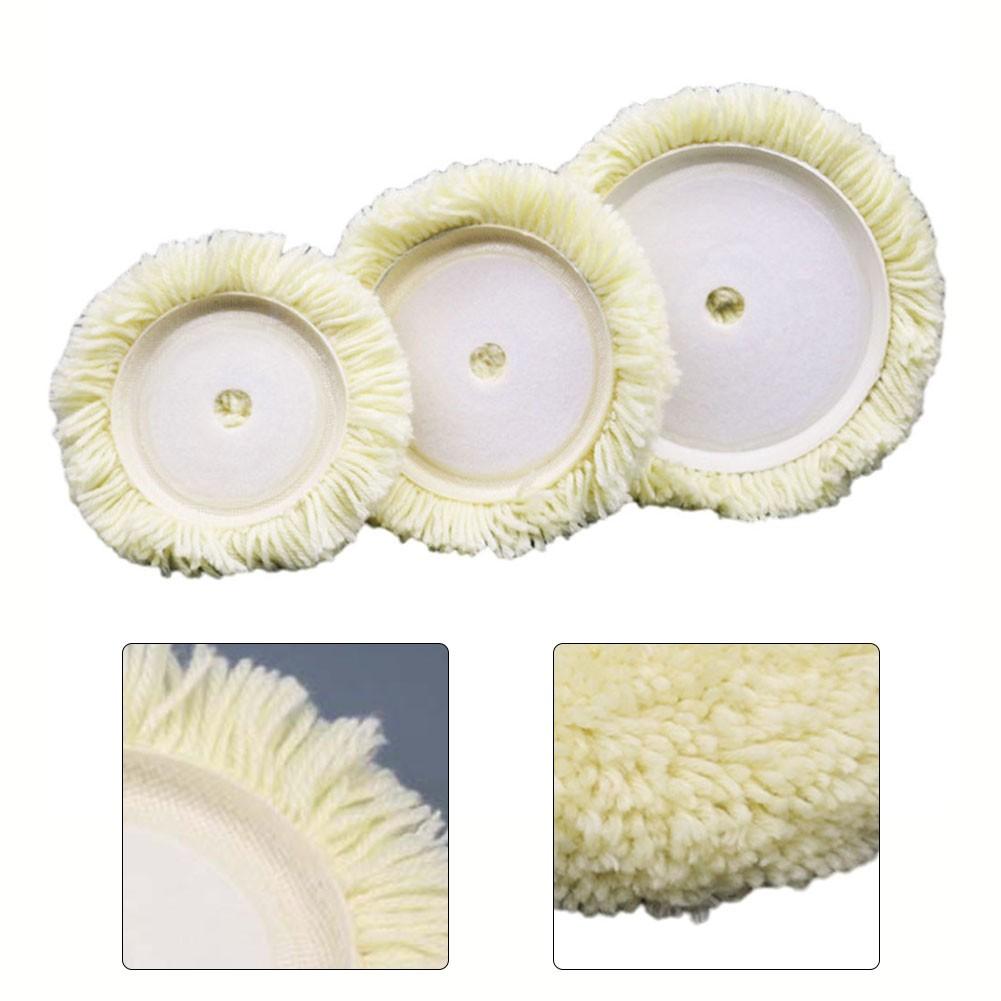 Wool Polishing Pads Buffing Pads Car Polishing Wool Disc 5/6/7 inch Wool Wheel