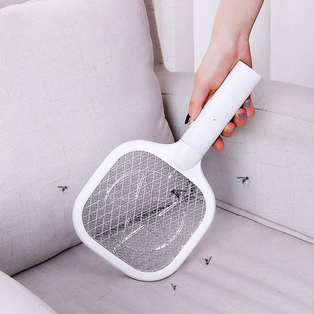 Two-in-1 LED Trap Mosquito Killer Lamp 3000V Electric Bug Zapper USB Rechargeable Summer Fly Swatter Trap Flies Insect Dropship