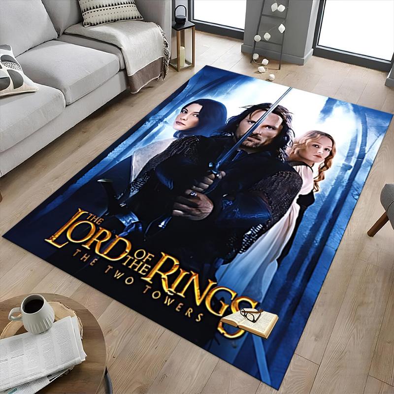 1pc Lord of the Rings Two Towers Carpet, for Home & Office Decor, Desk Chair Carpet, Festive GiftL1349