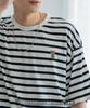 [IMPROVES] [SIDEWAYSTANCE] Embroidered Downer Bear Border Short Sleeve T-Shirt