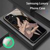 Chainsaw Man Aki Hayakawa Phone Case For Samsung S25 S24 S23 S22 S21 S20 Plus Ultra Note20 Glass Magnetic Case