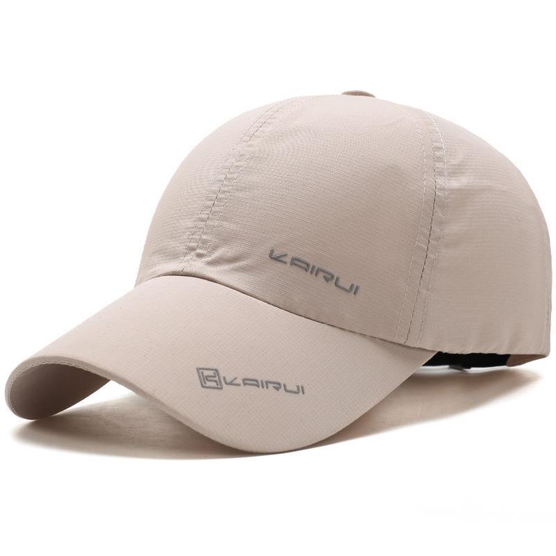 Schnelltrocknende Baseballkappe Leichte Atmungsaktive Dad Hat Sommer Sportkappe Strapback Hut Laufkappe Golfkappen