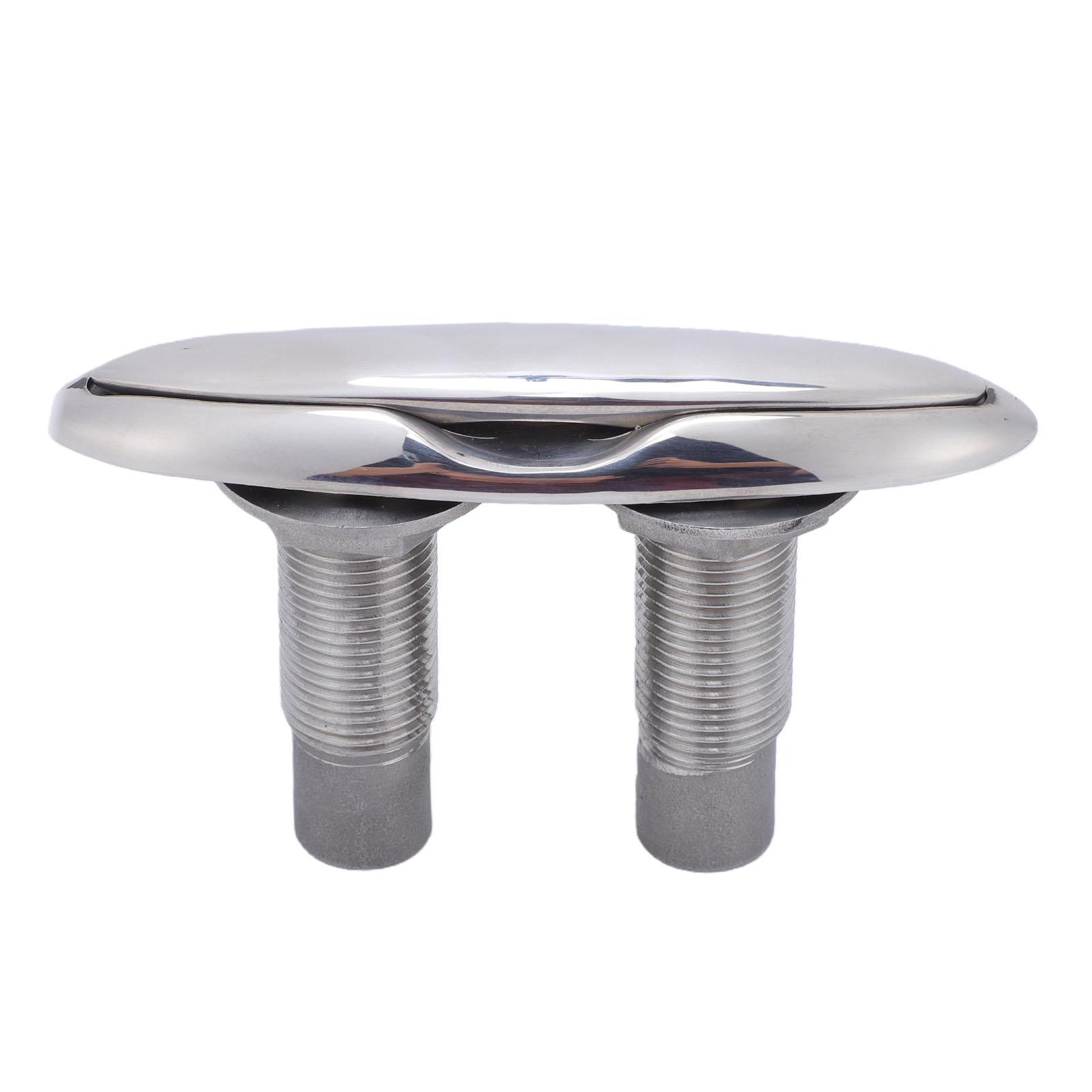 Pull Up Boat Cleats 5 Inch Boat Dock Cleat 316 Stainless Steel Retractable Pop Up Cleat Flush Mount Cleat for Yachts
