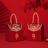 1 Set Candy Box Delicate Nice-looking Paper Chinese Traditional Xi Character Gift Case for Wedding