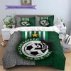 Maccabi Haifa Pattern Bedding Home Decoration Birthday Gift ( 1 duvet cover + 2 pillowcase, without core),fan merchandise.