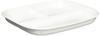 Pearl Metal Divided Square Easy to Made in Dish, Plate, Use, White, Japan, K-6388