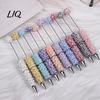 Faux Pearl Decorated Pen DIY Beadable Pen, Rhinestone Ballpoint Fancy Glitter for Crafting, Student Stationery Office Writing Tools Decorative