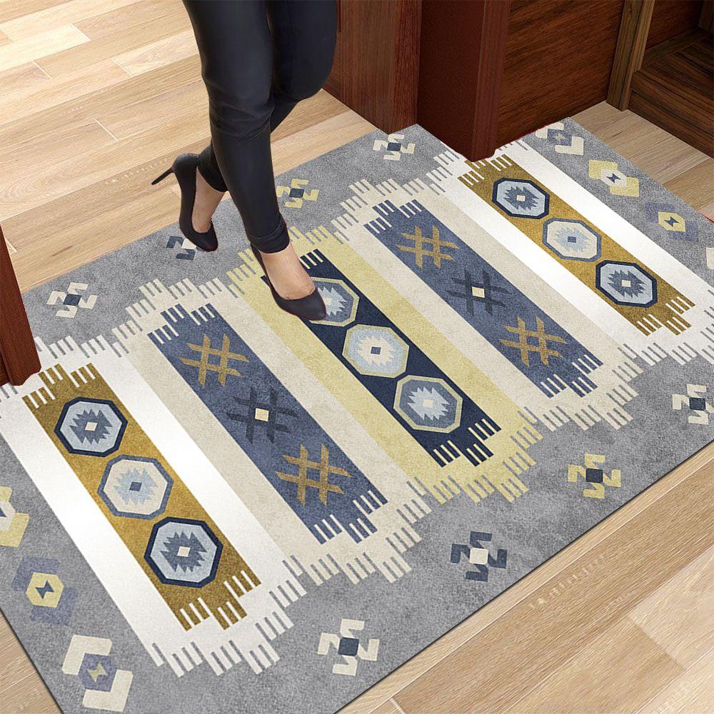 European Style Carpet Floor Mat Wear Resistant Bedroom Entrance French Floor Mat