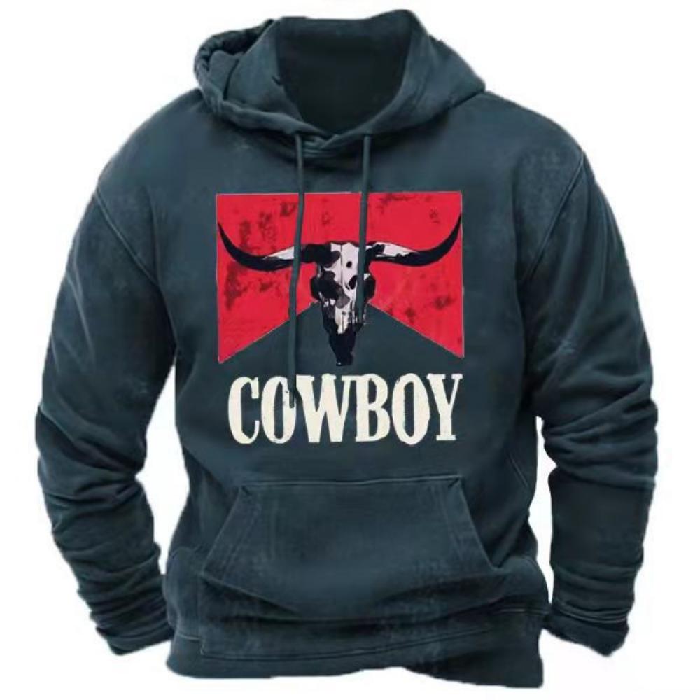 

Western Cowboy Men s Hoodie 2023 New Harajuku Hooded Sweatshirt Spring Autumn Vintage Casual Pullover Tops Unisex Streetwear 4xl 3XL