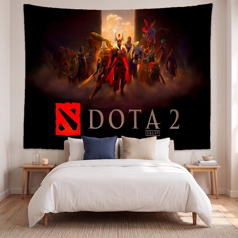DOTA 2 (22) Artystyczny Gobelin Ścienny do Dekoracji Domu, Sypialni, Salonu Świetny Pomysł na Prezent
