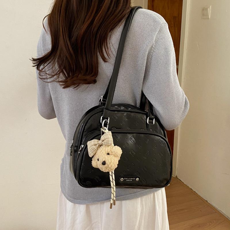 Schoolbag Fashion Commuter Backpack Women's 1011 New Large Capacity Backpack After Travel College Style Class School Bag