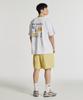 Nyuballanseu Nbneg31643 / Uni Sunny & Rainy Illustration Short Sleeve T-Shirt (White)