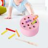 Magnetic Worm Catch Game Fine Motor Skills Color Cognitive