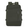 Expandable Oxford Cloth Business Backpack with Laptop and Shoe Compartments, Portable and Lightweight