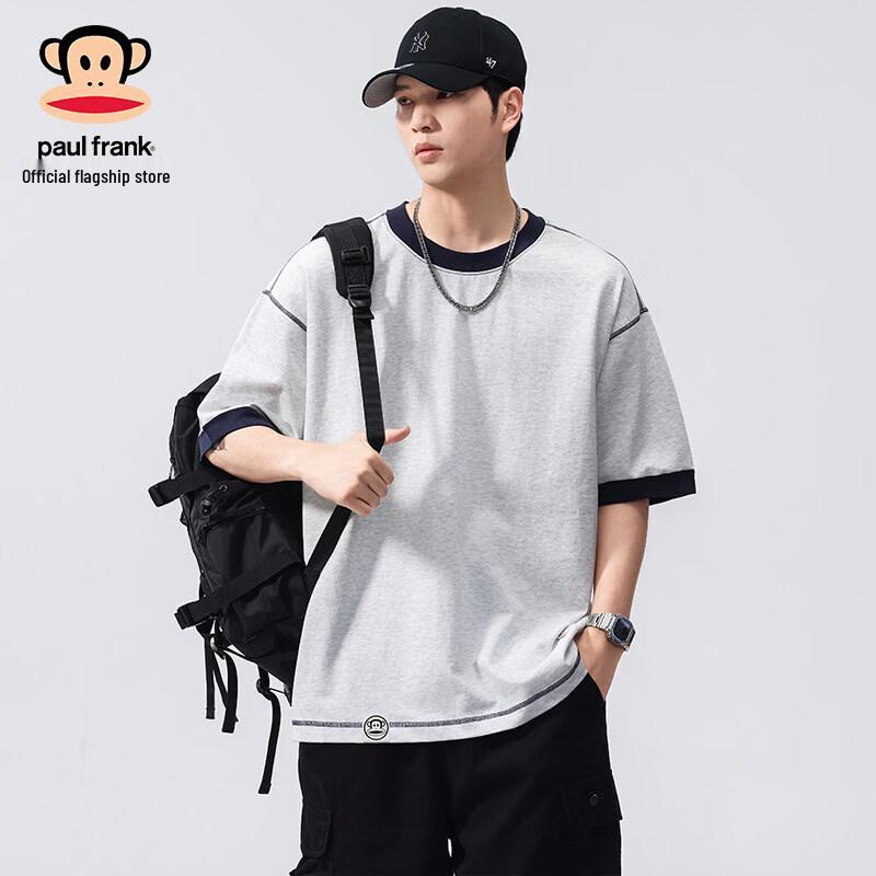 Paul Frank Men's Colorblock Heavyweight T-Shirt
