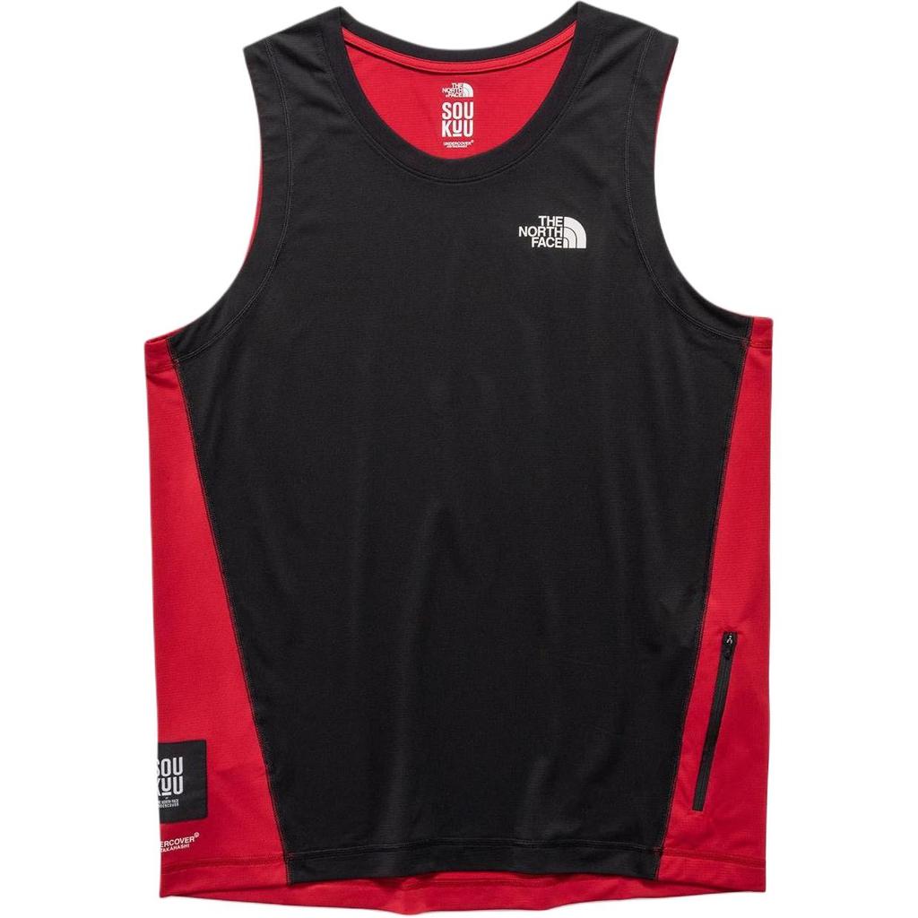 The North Face SOUKUU Tank Top Men's Black Red NF0A87UP-VOL