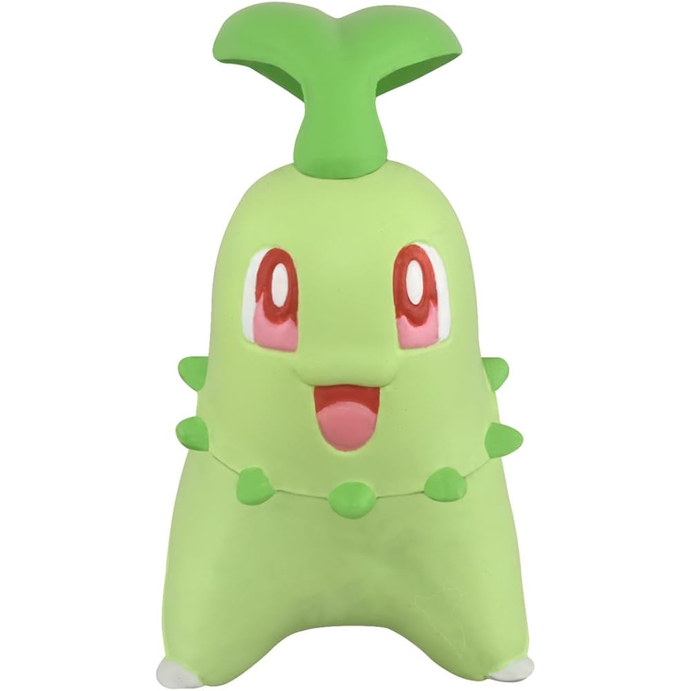 Takara Tomy Pocket Monsters Moncolle Chikorita Figure Collectible Toy